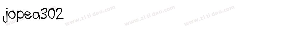 jopea302字体转换