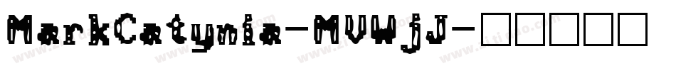 MarkCatynia-MVWjJ字体转换