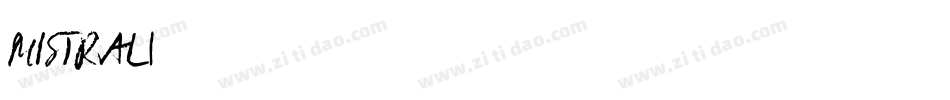 MISTRAL1字体转换