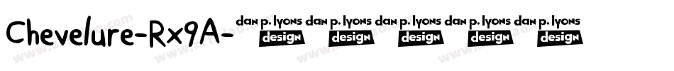 Chevelure-Rx9A字体转换