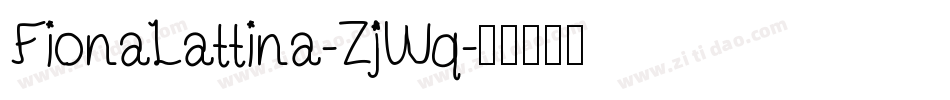FionaLattina-ZjWq字体转换