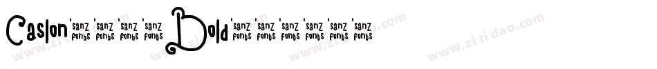Caslon335-Bold字体转换