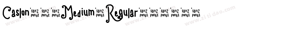 Caslon335Medium-Regular字体转换