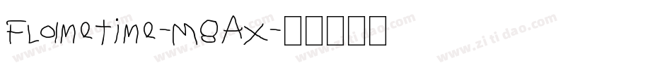 Flametime-M8Ax字体转换