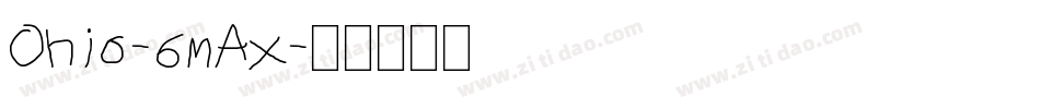 Ohio-6mAx字体转换