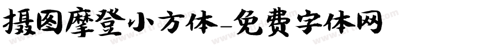摄图摩登小方体字体转换