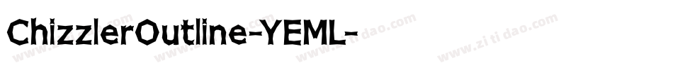 ChizzlerOutline-YEML字体转换