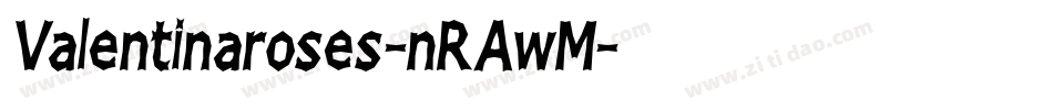 Valentinaroses-nRAwM字体转换