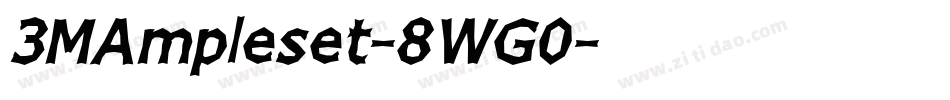 3MAmpleset-8WG0字体转换