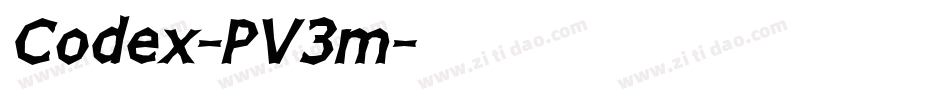 Codex-PV3m字体转换