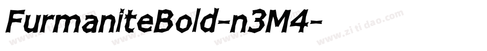 FurmaniteBold-n3M4字体转换 FurmaniteBold-n3M4字体转换