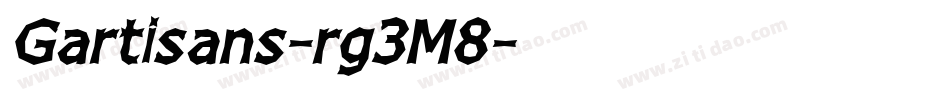 Gartisans-rg3M8字体转换 Gartisans-rg3M8字体转换