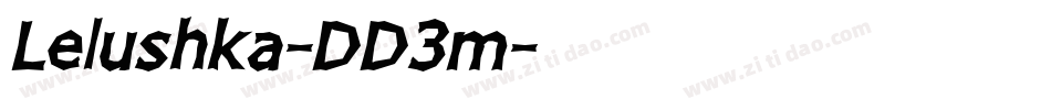 Lelushka-DD3m字体转换