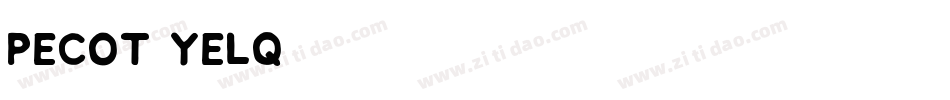 Pecot-YElq字体转换