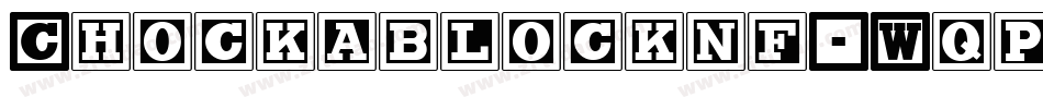 Chockablocknf-WqpG字体转换