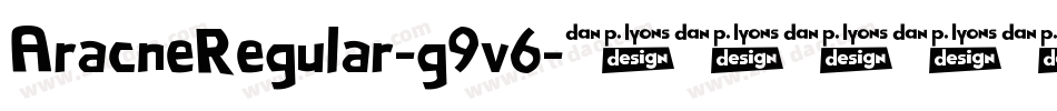 AracneRegular-g9v6字体转换