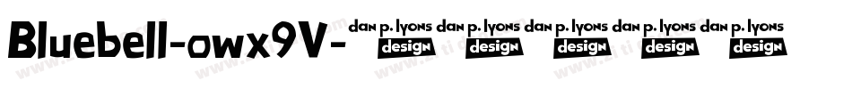 Bluebell-owx9V字体转换