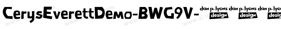 CerysEverettDemo-BWG9V字体转换