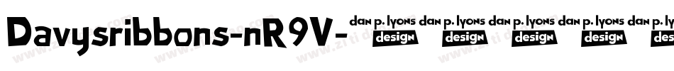 Davysribbons-nR9V字体转换