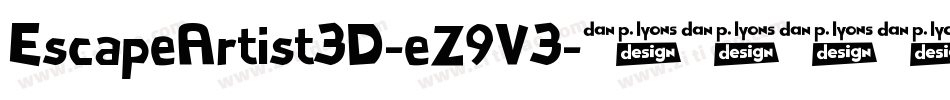 EscapeArtist3D-eZ9V3字体转换
