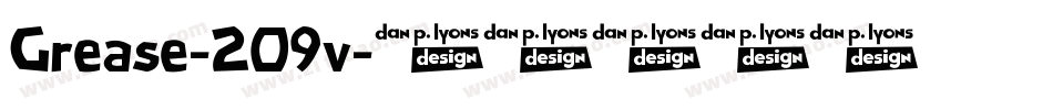 Grease-2O9v字体转换