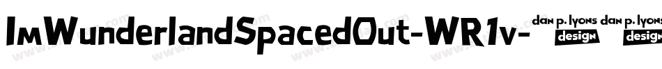 ImWunderlandSpacedOut-WR1v字体转换