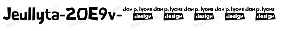 Jeullyta-2OE9v字体转换