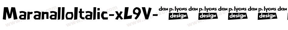 MaranalloItalic-xL9V字体转换