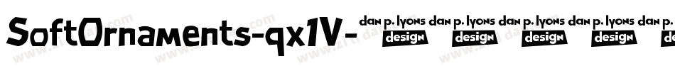 SoftOrnaments-qx1V字体转换 SoftOrnaments-qx1V字体转换