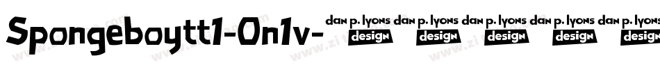 Spongeboytt1-0n1v字体转换