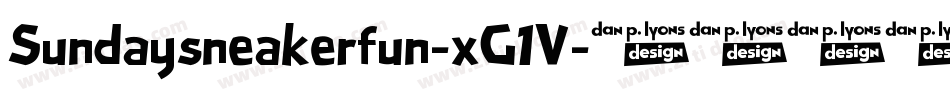 Sundaysneakerfun-xG1V字体转换 Sundaysneakerfun-xG1V字体转换