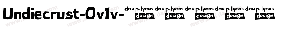 Undiecrust-0v1v字体转换 Undiecrust-0v1v字体转换
