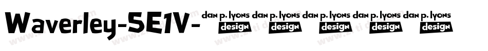 Waverley-5E1V字体转换