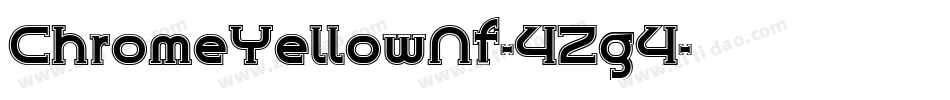 ChromeYellowNf-4Zg4字体转换