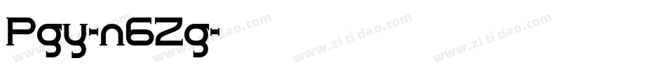 Pgy-n6Zg字体转换