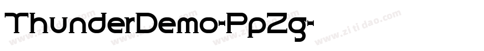 ThunderDemo-PpZg字体转换