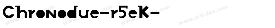Chronodue-r5eK字体转换
