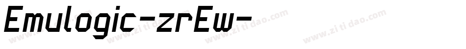 Emulogic-zrEw字体转换