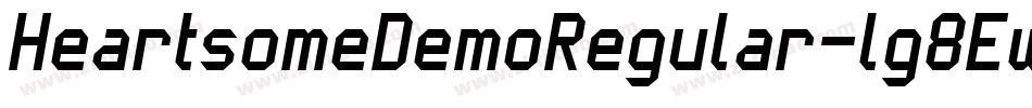 HeartsomeDemoRegular-lg8Ew字体转换