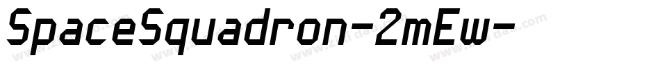 SpaceSquadron-2mEw字体转换