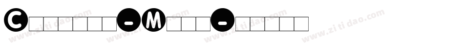 Circled-Mprp字体转换
