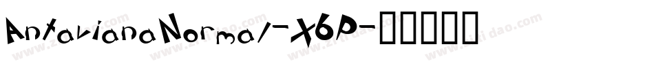 AntavianaNormal-X6P字体转换