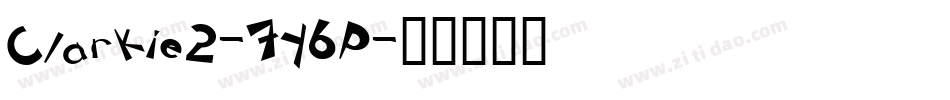 Clarkie2-7Y6P字体转换