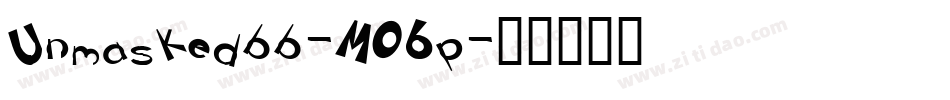 Unmaskedbb-MO6p字体转换