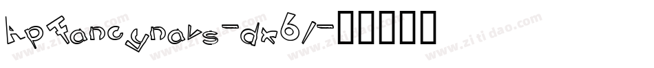 ApFancynavs-dx6l字体转换