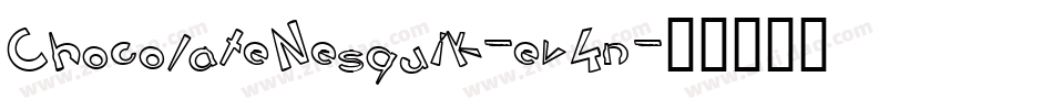 ChocolateNesquik-ev4n字体转换