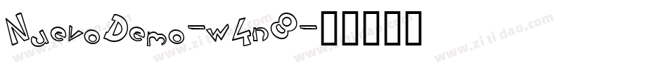 NuevoDemo-w4n8字体转换