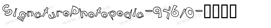 SignaturePhotopedia-9Y6l0字体转换
