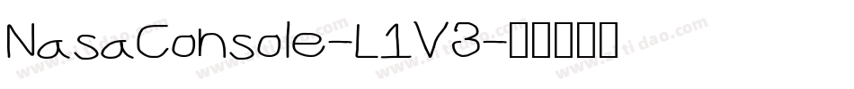 NasaConsole-L1V3字体转换