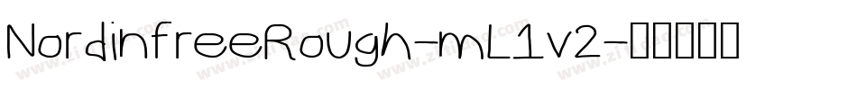 NordinfreeRough-mL1v2字体转换